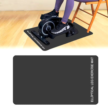 Ellipse Leg Exerciser Non Slip Mat Exercise Equipment Mat Exercise Mat Home Sports Accessories for under Desk Elliptical Peddler