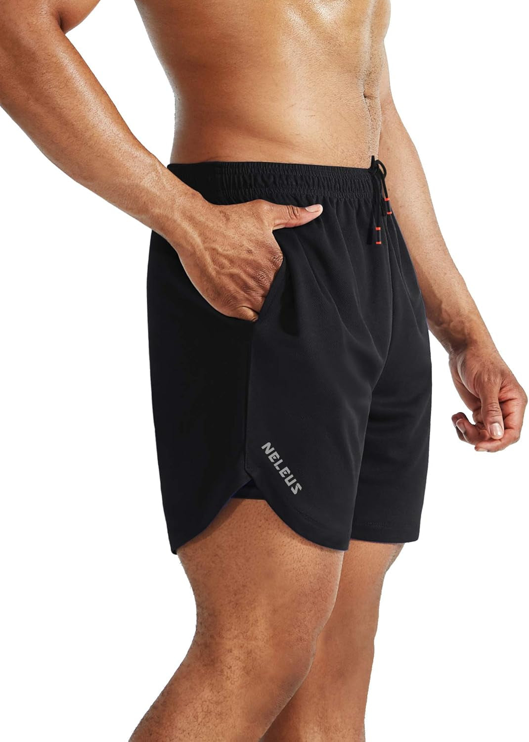 Men'S 2 in 1 Running Shorts with Liner,Dry Fit Workout Shorts with Pockets