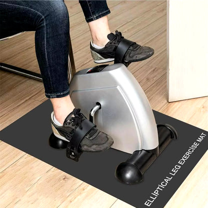 Ellipse Leg Exerciser Non Slip Mat Exercise Equipment Mat Exercise Mat Home Sports Accessories for under Desk Elliptical Peddler