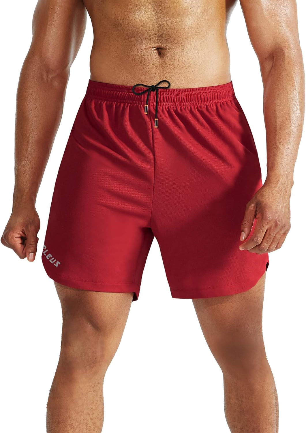 Men'S 2 in 1 Running Shorts with Liner,Dry Fit Workout Shorts with Pockets